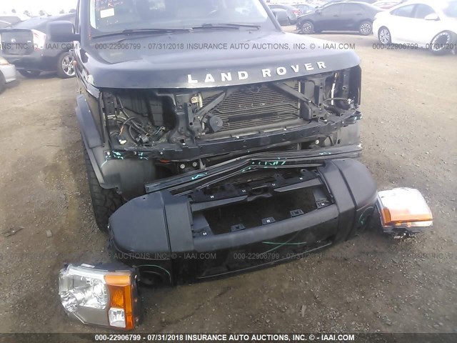 SALAE25478A446996 - 2008 LAND ROVER LR3 SE BLACK photo 6