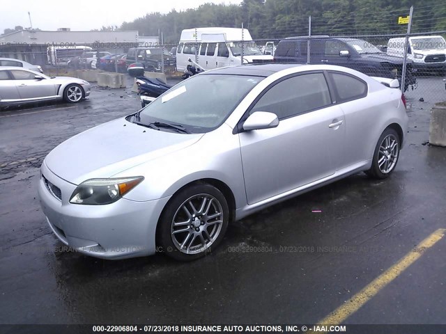 JTKDE177060098959 - 2006 TOYOTA SCION TC 银色 照片 2