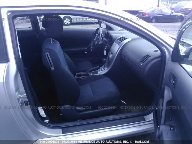 JTKDE177060098959 - 2006 TOYOTA SCION TC 银色 照片 5