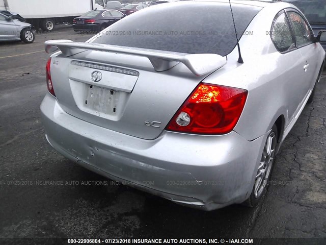 JTKDE177060098959 - 2006 TOYOTA SCION TC 银色 照片 6