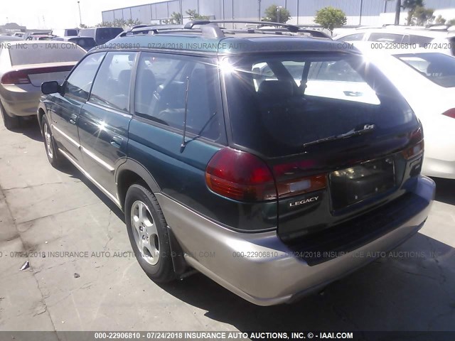 4S3BG685XX7621559 - 1999 SUBARU LEGACY OUTBACK/SSV/LIMITED/30TH GREEN photo 3
