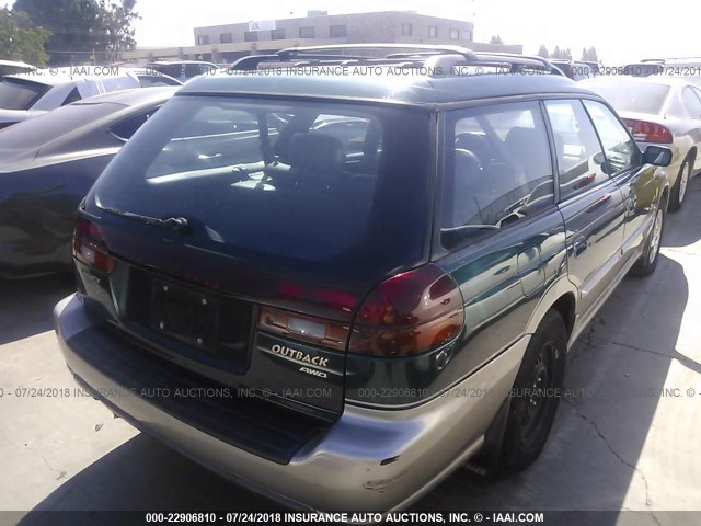 4S3BG685XX7621559 - 1999 SUBARU LEGACY OUTBACK/SSV/LIMITED/30TH GREEN photo 4