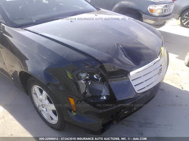 1G6DM57T970176044 - 2007 CADILLAC CTS BLACK photo 6