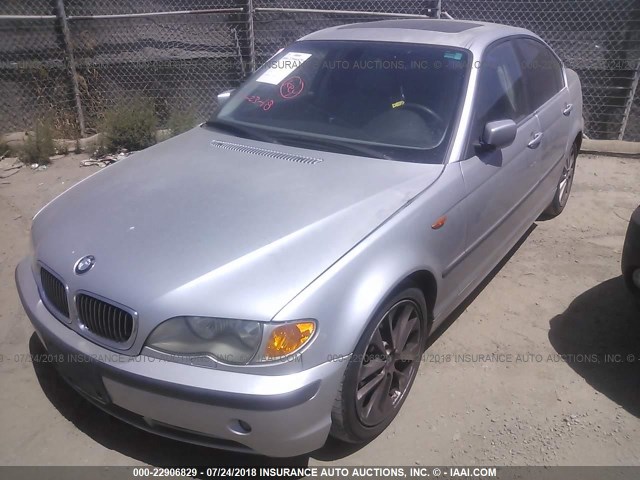 WBAEV53422KM17093 - 2002 BMW 330 I SILVER photo 2