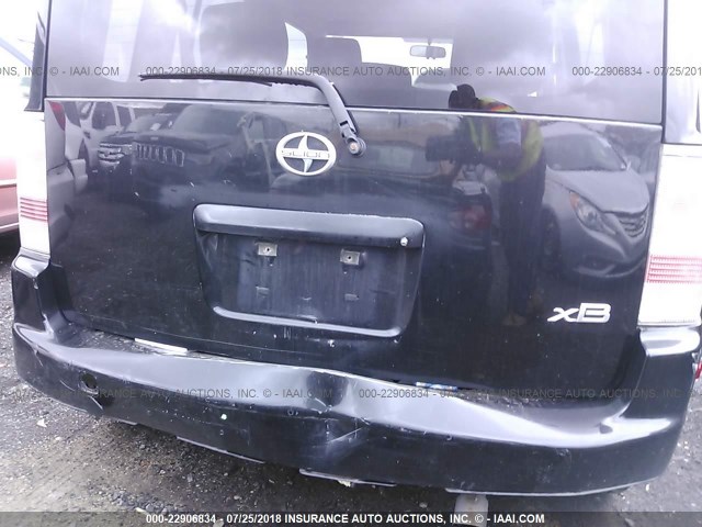 JTLKT324764058243 - 2006 TOYOTA SCION XB Schwarz Foto 6