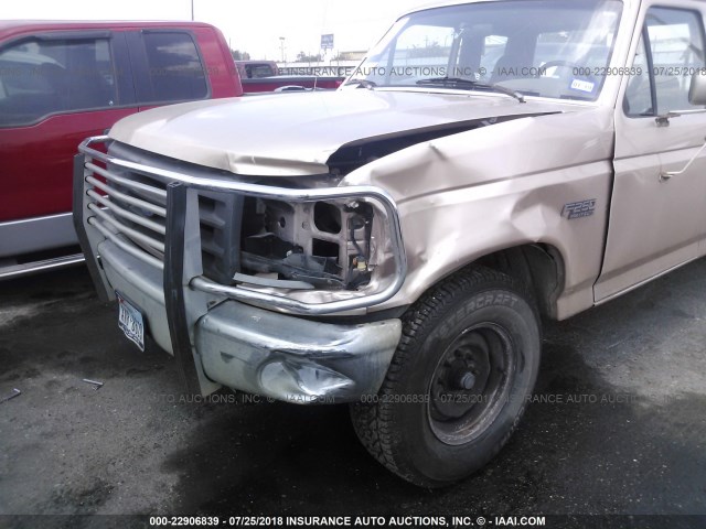 1FTHX25H0VEA87501 - 1997 FORD F250 GOLD photo 6