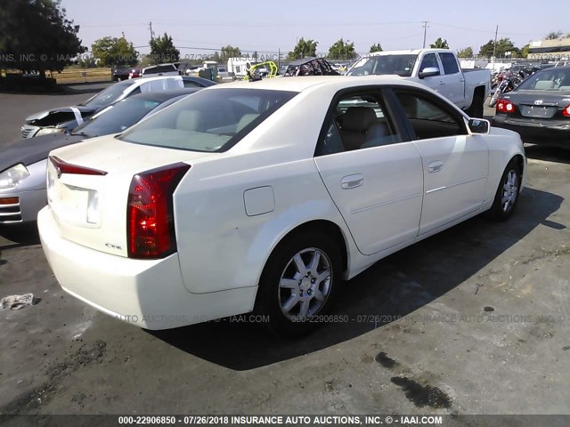 1G6DM57T160178644 - 2006 CADILLAC CTS CREAM photo 4