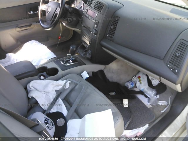 1G6DM57T160178644 - 2006 CADILLAC CTS CREAM photo 5