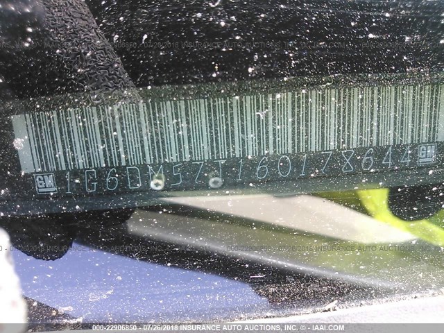 1G6DM57T160178644 - 2006 CADILLAC CTS CREAM photo 9