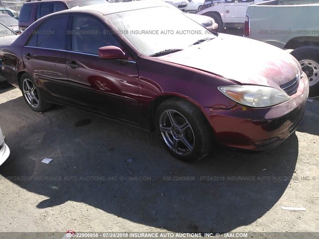 4T1BE30K42U008655 - 2002 TOYOTA CAMRY LE/XLE/SE 红色 照片 1