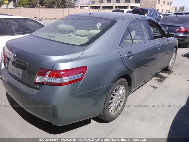 4T1BF3EK5BU584986 - 2011 TOYOTA CAMRY SE/LE/XLE მწვანე ფოტო 4