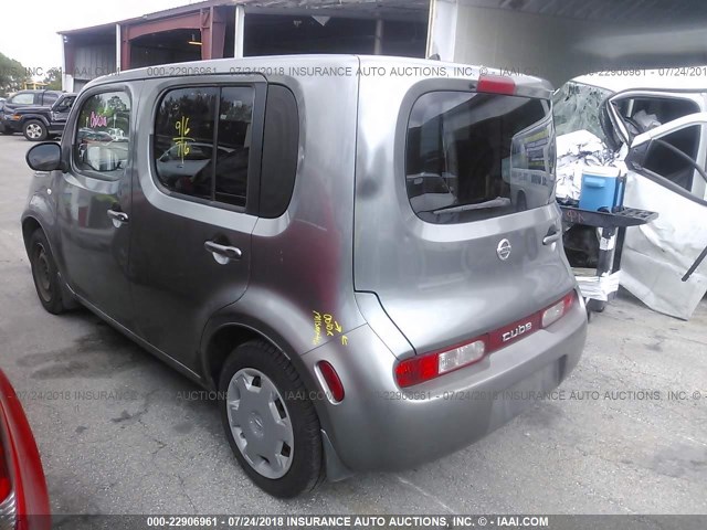 JN8AZ2KR7AT151696 - 2010 NISSAN CUBE S/SL/KROM GRAY photo 3