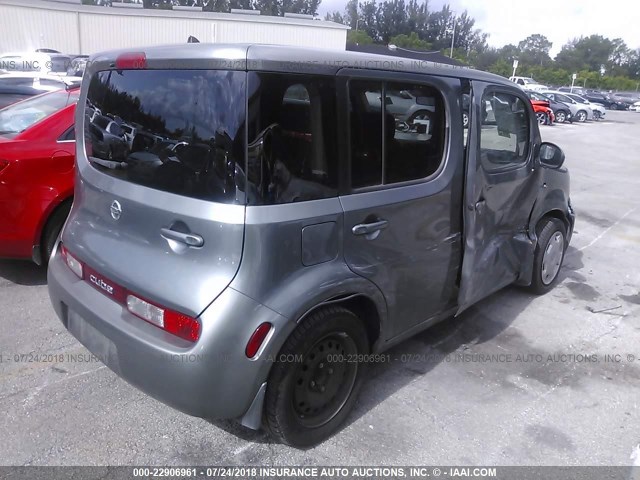 JN8AZ2KR7AT151696 - 2010 NISSAN CUBE S/SL/KROM GRAY photo 4