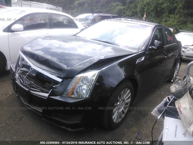 1G6DG5EGXA0135393 - 2010 CADILLAC CTS LUXURY COLLECTION BLACK photo 2