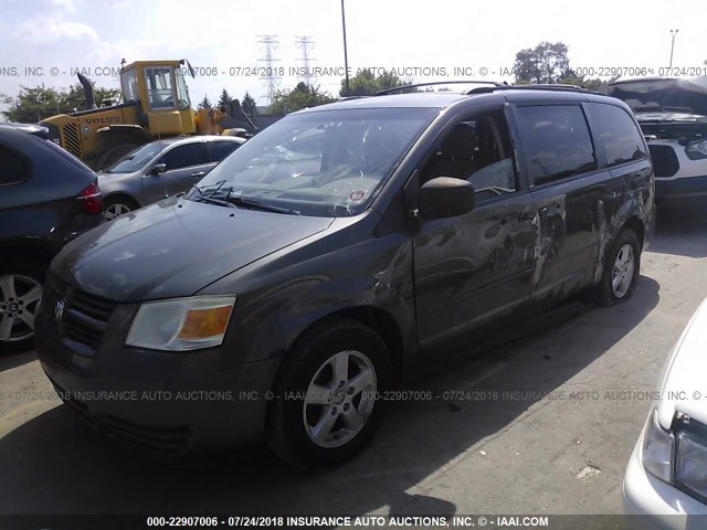 2D4RN3D15AR447737 - 2010 DODGE GRAND CARAVAN HERO GRAY photo 2