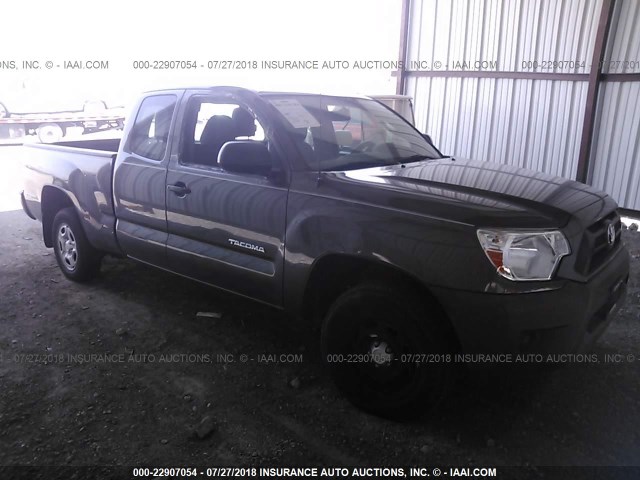 5TFTX4CN4DX035922 - 2013 TOYOTA TACOMA ACCESS CAB GRAY photo 1