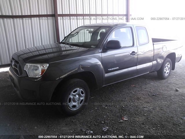 5TFTX4CN4DX035922 - 2013 TOYOTA TACOMA ACCESS CAB Grau Foto 2