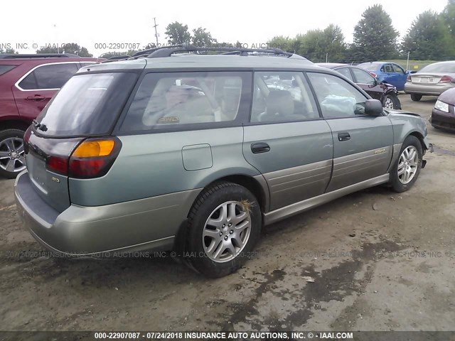 4S3BH675237654368 - 2003 SUBARU LEGACY OUTBACK AWP 绿色 照片 4