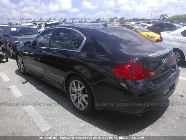 JNKCV61E89M303513 - 2009 INFINITI G37 JOURNEY/SPORT BLACK photo 3