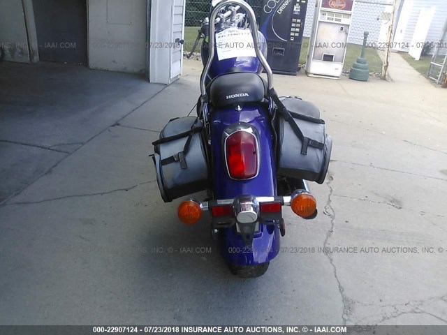 1HFSC43034A405214 - 2004 HONDA VT1100 C2 PURPLE photo 6