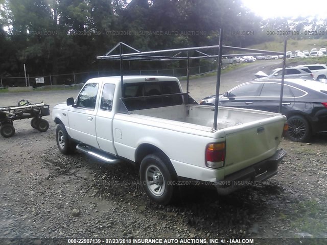 1FTYR14C3WTA44021 - 1998 FORD RANGER SUPER CAB WHITE photo 3