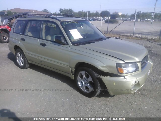 JF1SG65634H757492 - 2004 SUBARU FORESTER 2.5XS GOLD photo 1