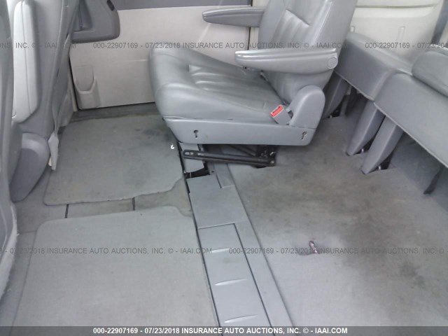 2A8HR54P08R740316 - 2008 CHRYSLER TOWN & COUNTRY TOURING BURGUNDY photo 8