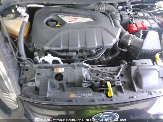 3FADP4GXXFM126935 - 2015 FORD FIESTA ST შავი ფოტო 10