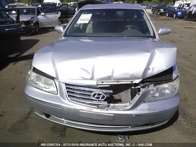 KMHFC46F28A288903 - 2008 HYUNDAI AZERA SE/LIMITED SILVER photo 6