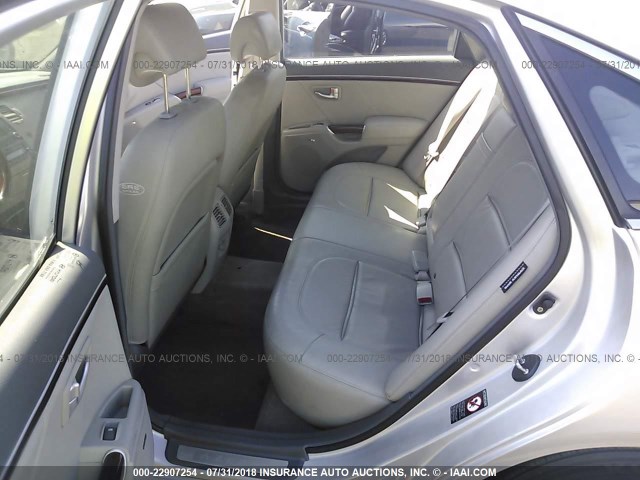 KMHFC46F28A288903 - 2008 HYUNDAI AZERA SE/LIMITED SILVER photo 8