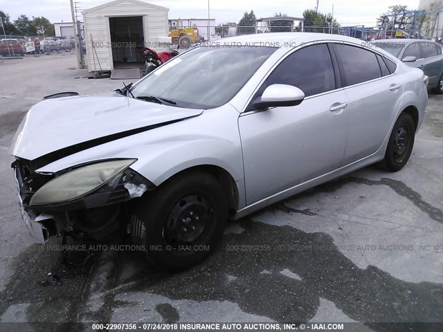 1YVHZ8BH7A5M32495 - 2010 MAZDA 6 I Արծաթագույն լուսանկար 2
