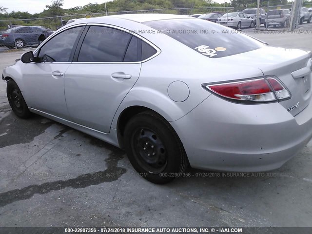 1YVHZ8BH7A5M32495 - 2010 MAZDA 6 I Արծաթագույն լուսանկար 3