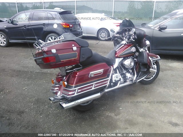 1HD1FC4197Y639141 - 2007 HARLEY-DAVIDSON FLHTCUI RED photo 4