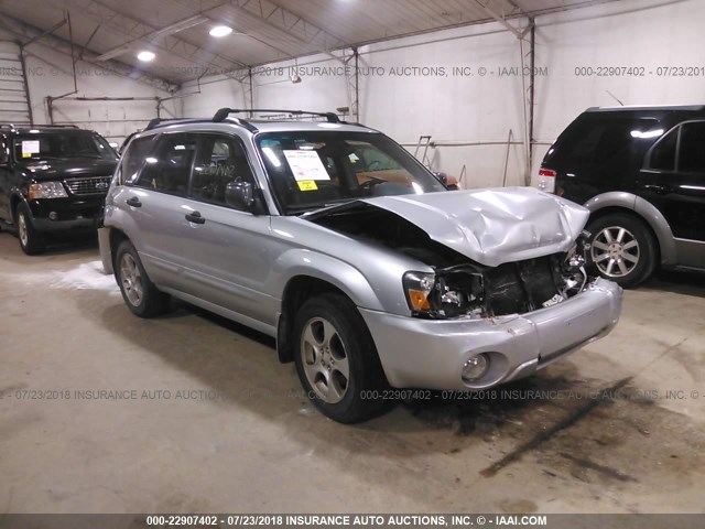 JF1SG65684H719949 - 2004 SUBARU FORESTER 2.5XS Серебристый фото 1
