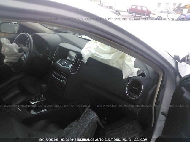 1N4AA51E89C847469 - 2009 NISSAN MAXIMA S/SV SILVER photo 5