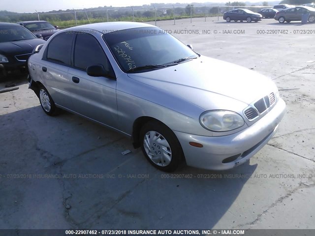 KLATA52691B609397 - 2001 DAEWOO LANOS S BLUE photo 1