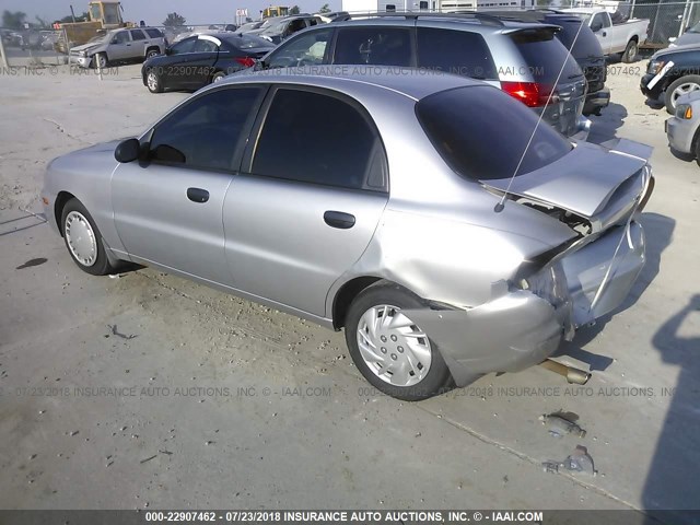 KLATA52691B609397 - 2001 DAEWOO LANOS S BLUE photo 3