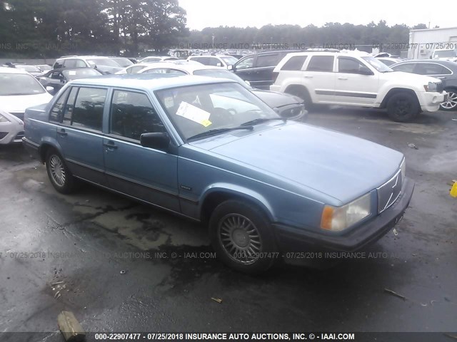 YV1JS8832P3125628 - 1993 VOLVO 940 BLUE photo 1