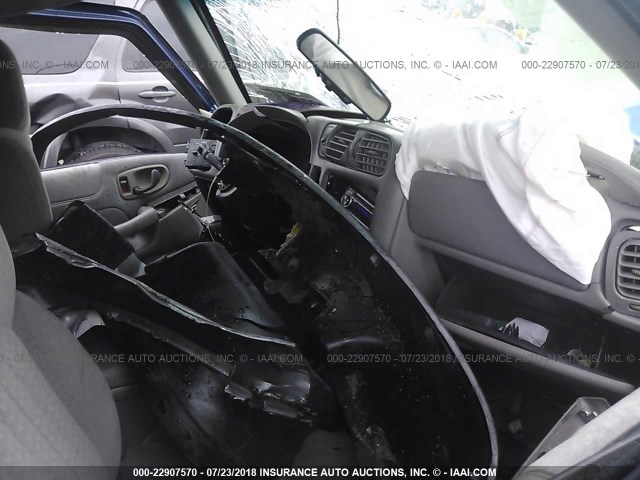 1GCCS19W6YK227066 - 2000 CHEVROLET S TRUCK S10 BLUE photo 5