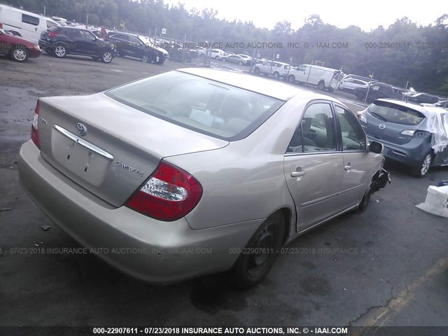4T1BE32K13U677593 - 2003 TOYOTA CAMRY LE/XLE/SE 棕色 照片 4