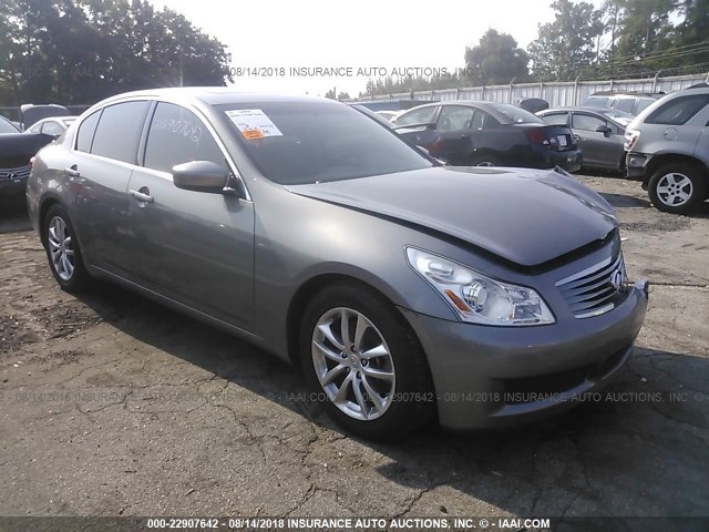 JNKCV61E89M015104 - 2009 INFINITI G37 JOURNEY/SPORT GRAY photo 1