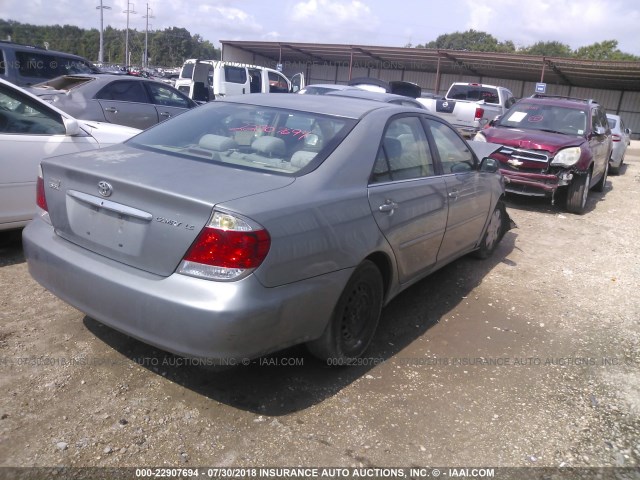4T1BE32K66U691297 - 2006 TOYOTA CAMRY LE/XLE/SE Сұр фото 4
