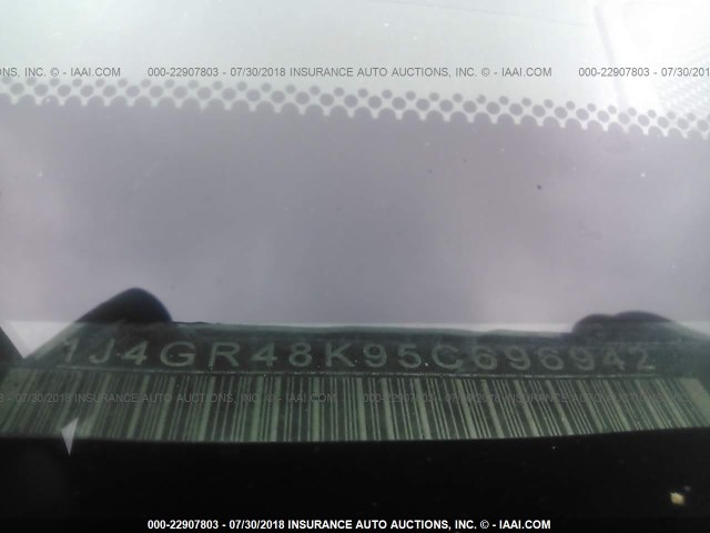 1J4GR48K95C696942 - 2005 JEEP GRAND CHEROKEE LAREDO/COLUMBIA/FREEDOM 白色 照片 9