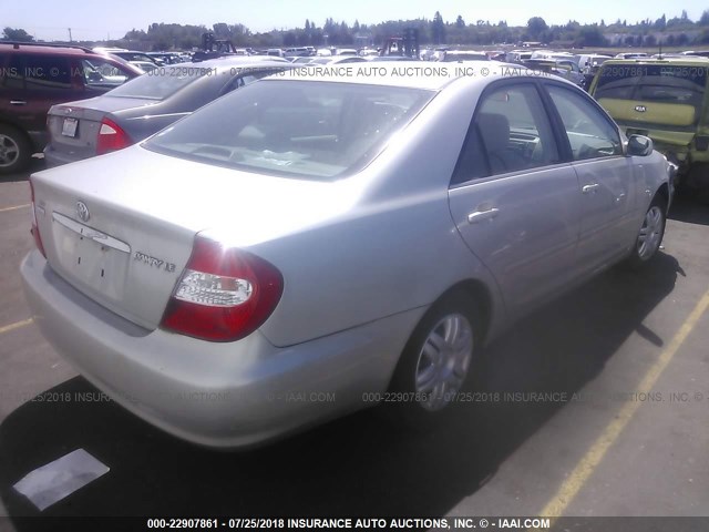 4T1BE32K62U549669 - 2002 TOYOTA CAMRY LE/XLE/SE 灰色 照片 4