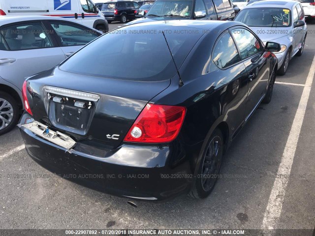JTKDE177050027646 - 2005 TOYOTA SCION TC 黑色 照片 4