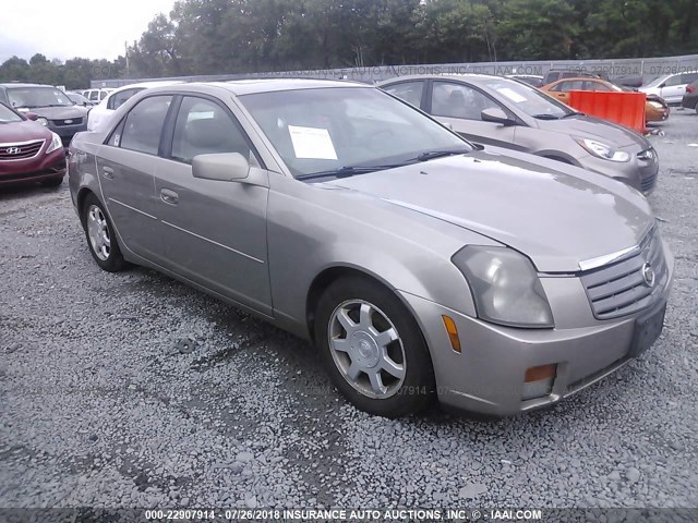 1G6DM57N030162870 - 2003 CADILLAC CTS BEIGE photo 1