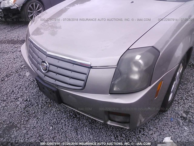 1G6DM57N030162870 - 2003 CADILLAC CTS BEIGE photo 6