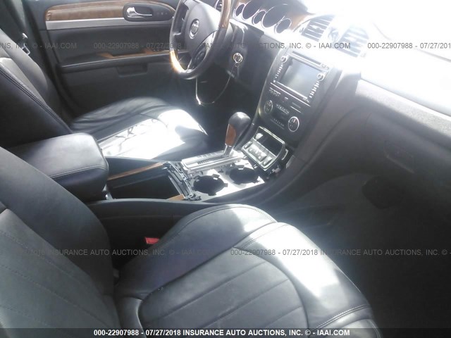 5GALVCED8AJ268285 - 2010 BUICK ENCLAVE CXL შავი ფოტო 5
