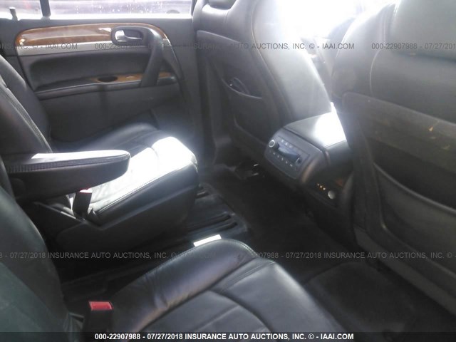 5GALVCED8AJ268285 - 2010 BUICK ENCLAVE CXL შავი ფოტო 8