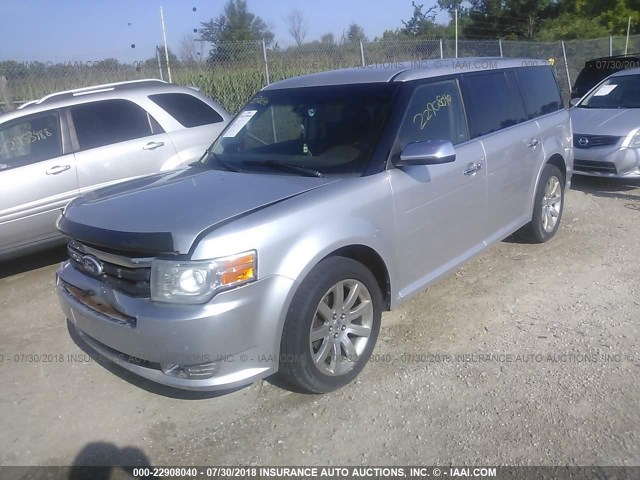 2FMHK6DCXBBD04020 - 2011 FORD FLEX LIMITED SILVER photo 2